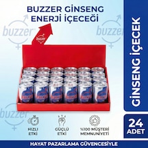Buzzer Ginsengli Enerji Içeceği +18 - 24'lü Ekonomik Dev Set