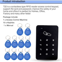 C18 510 Şifreli ve Göstergeçli Kapı Açma Sistemi Rfıd 125 Khz