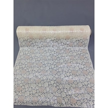 Pvc Küpür Dantel Raf Ve Dolap Örtüsü Runner Krem Kprhym055 Bej