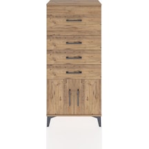 Hyperion Dolap 4 Çekmeceli 2 Kapaklı 60x44x134 Çam-çam Çam