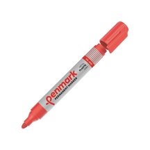 Penmark Markör Permanent Yuvarlak Uç Kırmızı Hs-405 Çok Renkli