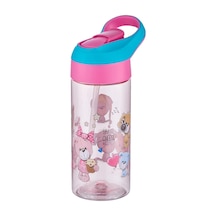 Ayrex Vagonlife Fiftyfifty 500ml Tritan Kalın Pipetli Çocuk Okul Su Matarası Genel