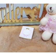 Etiketli Madlen Çıkolata 4X4 cm(20 Adet)