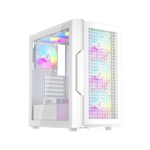 1st Player Trılobıte T7 Beyaz 650w 80+ Argb 4x12cm Fan Temperli Cam Mesh Usb 3.0 Atx Kasa