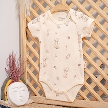 Tiffany Baby & Kids Tiffany Mother Swan Organic Theme Yarım Kollu Bebek Body 56008
