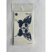 Kelebek Minimal 11x8 Cm Yarı Kalıcı Geçici Dövme Yapıştırma Dövme