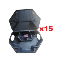 Zehir Doldurulmuş Fare Yem Istasyonu Orta Boy 15'li Paket