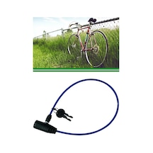 Bisiklet Motor Kilidi Anahtarlı Çelik Halatlı Kilit 65 Cm 1410 Diğer