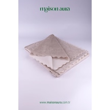 Koltuk Örtüsü Damaks Taş Bej 170 X 210 Çok Renkli