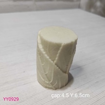Yy0929 Yaprak Desenli Mum Silikon Kalıp