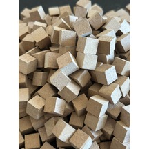 Nest Woodtr 1x1x1cm 100 Adet Mdf Küp Ham Doğal Boyanabilir Mdf Küp Minecraft Küp Zeka Oyunu
