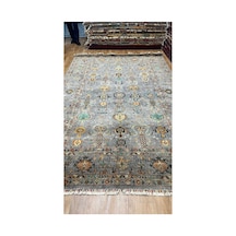 El Dokuma Afghan Halısı Gri