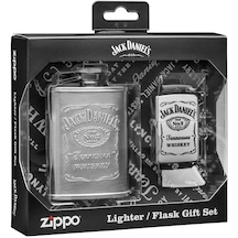 Zippo Jack Daniels Hediye Seti Çakmak Yeni Model 084946