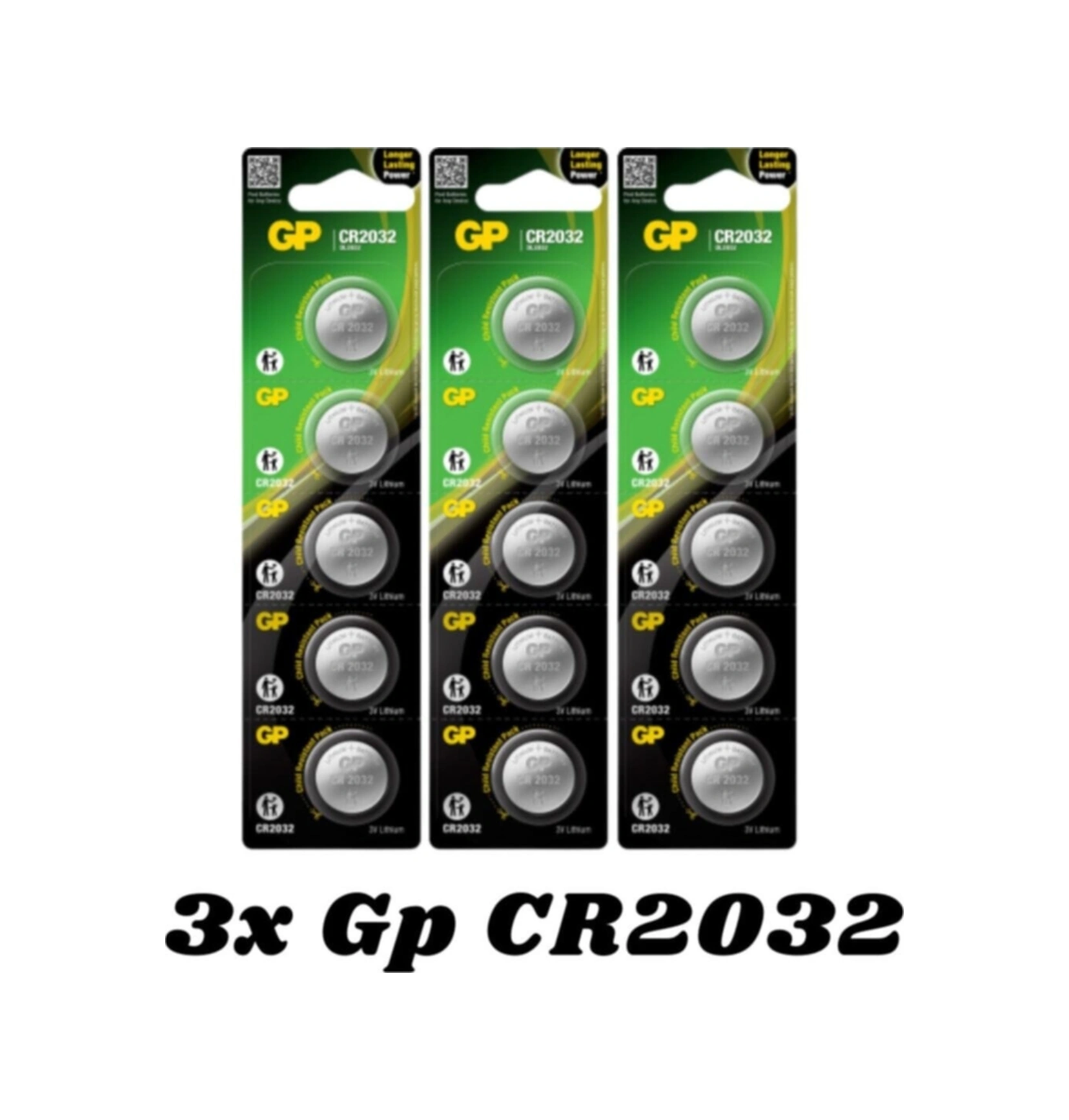 Gp Cr 2032 3v Düğme Pil 15'li