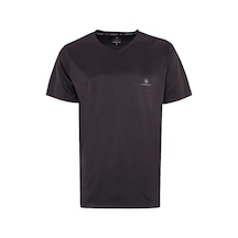 LUMBERJACK Erkek Siyah Basic V Yaka T-Shirt Ct104 Siyah