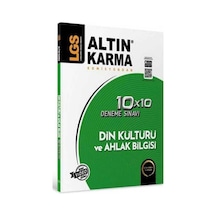 Yayınları 8. Sınıf Lgs Din Kültürü Ve Ahlak Bilgisi 10 X 10 Deneme