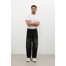 Banny Jeans Erkek Skater Fit Jean Pantolon Siyah L