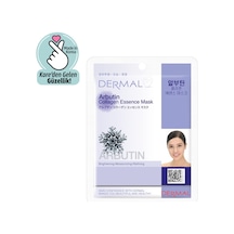 Dermal Beyazlatıcı Nemlendirici Arındırıcı Arbutin Kolajen Maske 23 G - 6 Adet Tarı