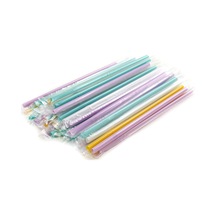 Frozen Karışık Renkli Körüklü Pipet 230x8mm 100 Adet 100 Adet