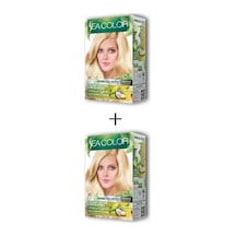 2x2 Tüp Krem Saç Boyası Seti Sarı No: 10. 0