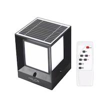 Helios Solar Bahçe Aydınlatma Kumandalı Ip 65 60 W E27 Açık Gri