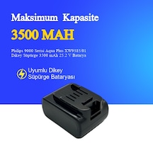 Philips 9000 Serisi Aqua Plus Xw9385/01 Dikey Süpürge 3500 Mah 25.2 V Batarya