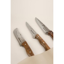 Masterchef Dövme 3'lü Set Mc01dvm Ahşap Saplı Ahşap