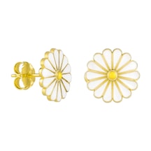 Papatya Küpe 718889 Gold Gümüş