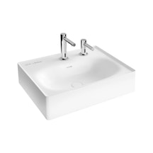 VitrA 7241B403-1514 Armatür Delikli Su Taşma Delikli Lavabo 60 CM