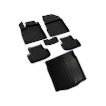 Citroen C4-x Ferrous 4d Paspas Ve İnce Stepneli Model İçin 3d Bagaj Havuzu 2022 Ve Üstü