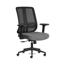 Spark Ofis Sandalyesi Ergonomik Sırt Destekli Çalışma Koltuğu Başlıksız File Sırt Siyah Siyah Çok Renkli