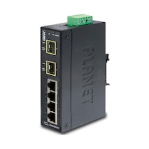 Planet Pl-ısw-621tf 4 Port 10/100/base-tx 2 Port 100base-fx Sfp Endüstriyel Switch