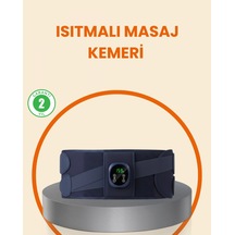 Isıtmalı Masaj Kemeri Dijital Ekranlı Bel Çevresi 100 Cm Altı Uyumlu