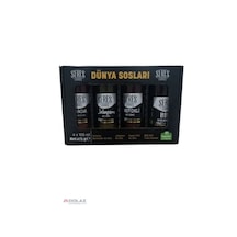 Seres Foods Gourmet Dünya Sosları Seti 105 Ml X 4 Kavanoz Cam