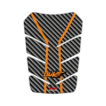 GP Kompozit KTM Duke 250 2011-2020 Uyumlu Tank Pad Turuncu-Karbon