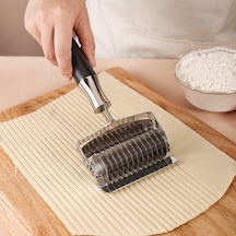 Cbtx 304 Paslanmaz Çelik İtici Çok Fonksiyonlu Erişte Kılıcı Kalınlaştırma Mutfak Erişte Kesici, Stil: Alüminyum Saplı 2.5mm