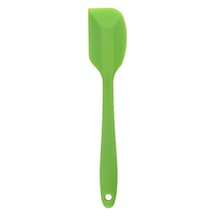 Yeşil Silikon Mutfak Pişirme Araçları Silikon Tek Parça Spatula Küçük Kek Krem Guacamole Pişirme Spatula