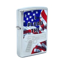 Zippo 2nd Amendment Plead With Flag Dizayn Çakmak