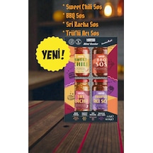 Mini Sos 4'lü 280 G Sweet Chili Sos,bbq Sos,sri Racha Sos,trüflü Acı Sos