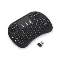 Novahub Vaorlo Mini Kablosuz Klavye 2.4ghz Hava Fare Dokunmatik Yüzey Android Pc Bilgisayar İçin El Tipi - Siyah Optik