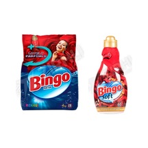 Bingo Renkliler 4kg + Soft Yumuşatıcı 1440 Ml 2'li Set Diğer