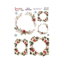 Yılbaşı Sulu Transfer 25x35cm Sty232