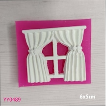 Yy0489 Minyatür Perdeli Pencere Silikon Kalıp