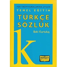 Kanaat Türkçe Sözlük Karton Kapak