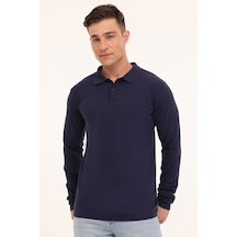 Kinetix Mb Sn329 Ukol Polo 4pr Lacivert Erkek Uzun Kol T-shirt Lacivert