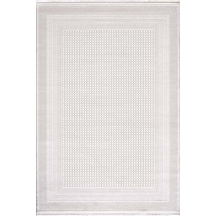 Çam Halı Miras 6818 Beyaz Enti Halı Modern Desenli Makine Halısı