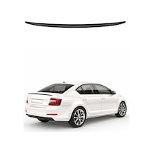Skoda Octavia Iıı 2013-2019 Arası Uyumlu Araca Özel Bagaj Spoileri Piano Siyah 1 Parça