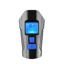 Şarjlı Bisiklet Işık Korna Lcd Hız Gösterge Su Geçirmez Led Fener