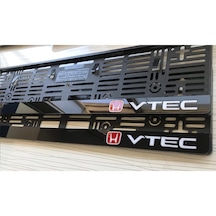 Honda Vtec Yazılı Logolu Pleksi Plakalık Takımı 2'Li Set 548332008