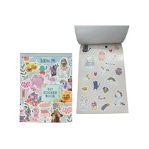 Sticker Defter - 1 Adet Çok Renkli